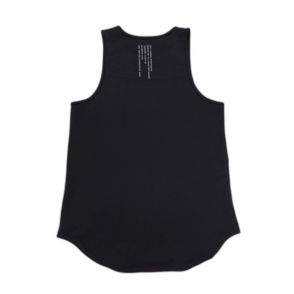 ASRV DSG-0136 SilverPlus Mesh Utility Tank Black Athleisure Minimal Sporty Gym - Picture 7 of 10